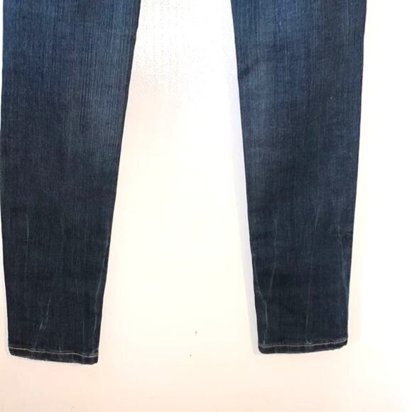 L.A. Idol Womens Distressed Skinny Jeans Size 1 With Rhinestone & Stud Accents - Picture 10 of 14